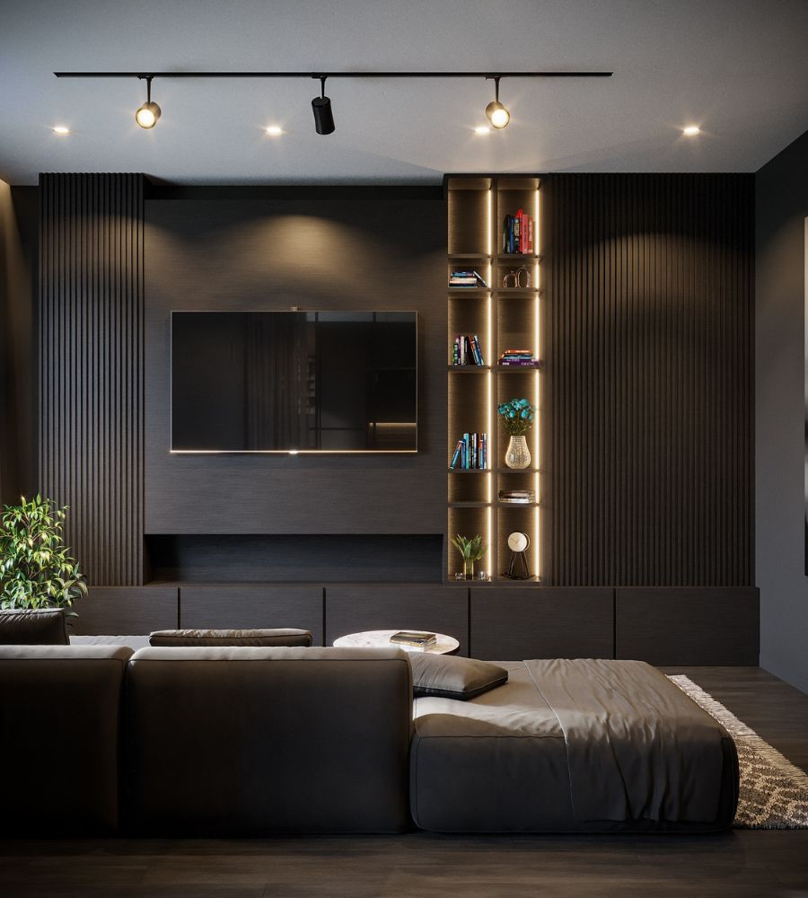interior design of a living room